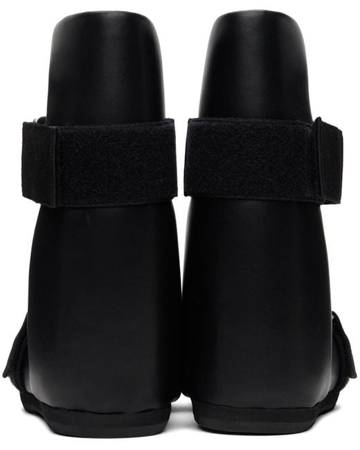 Rick Owens Low Splint Sandals in Black for Men | Lyst