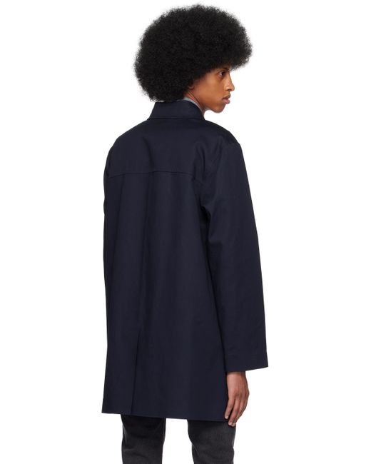 A.P.C. Blue . Navy Thibault Coat for men