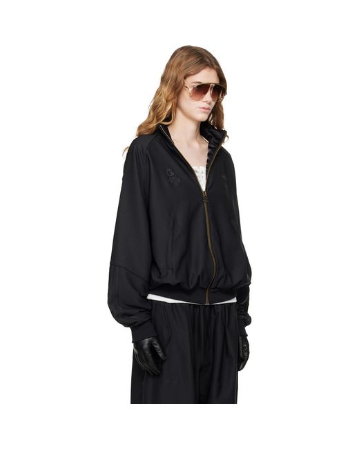 Willy Chavarria Black Adidas Originals Edition Dress Twill Track Jacket