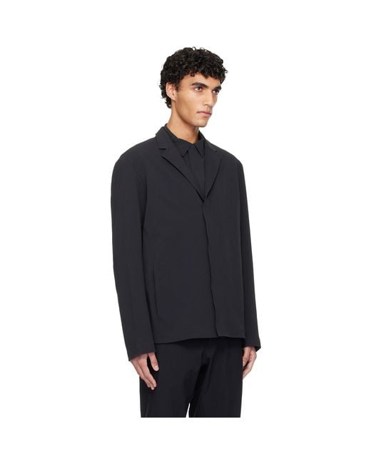Veilance Black Spere Blazer for men