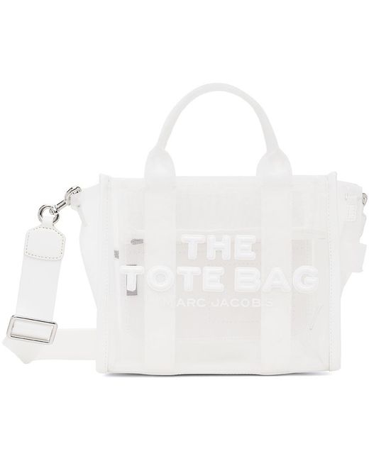 Marc Jacobs White 'the Mesh Small' Tote
