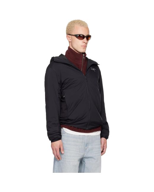 Arc'teryx Black Atom Hoody Jacket for men