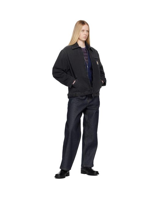Carhartt Black Og Detroit Denim Jacket