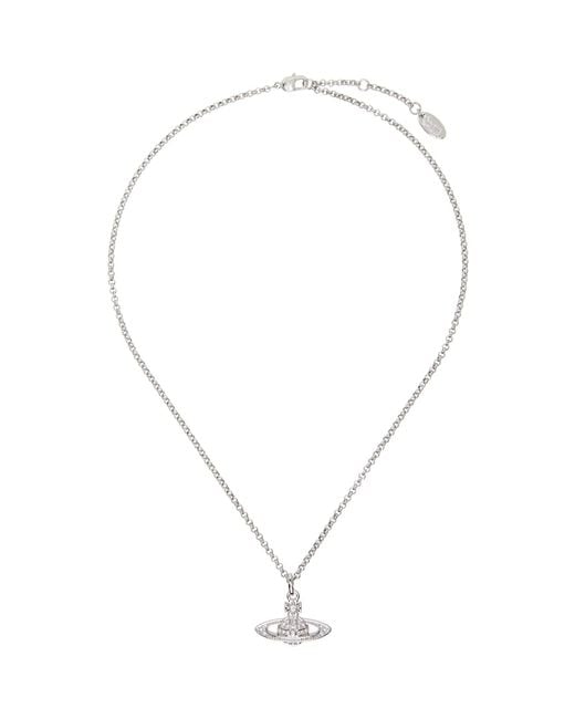 Vivienne Westwood Metallic Mini Bas Relief Pendant Necklace for men