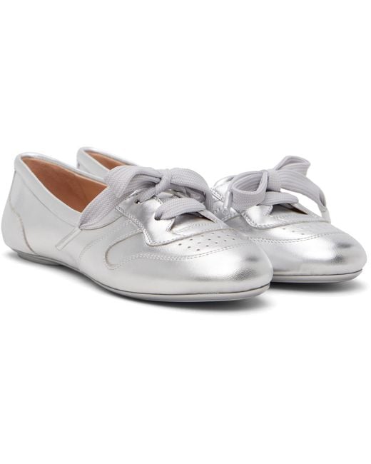 Gianvito Rossi Black Vault Ballerina Flats