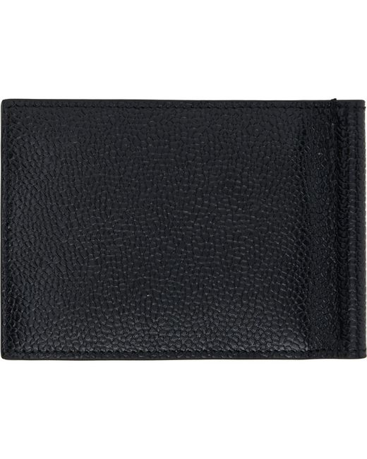 Thom Browne Black Rwb Stripe Money Clip Wallet for men