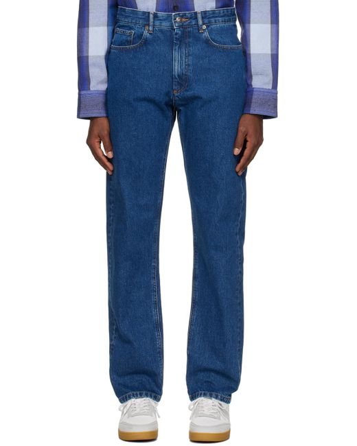 A.P.C. Blue . Indigo 'le Jean' Jeans for men