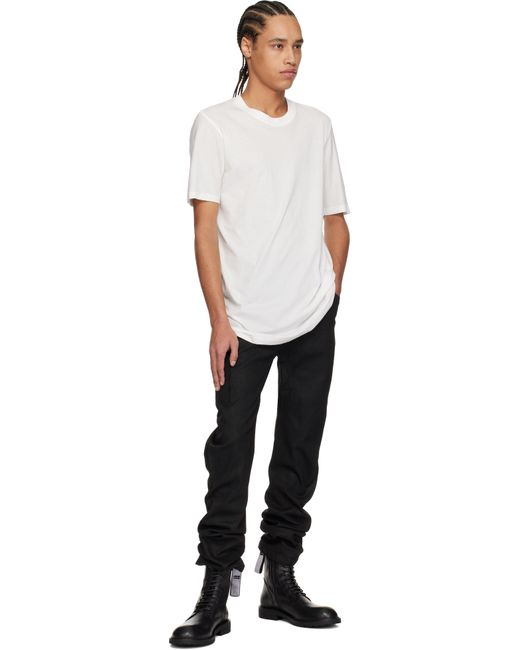 Boris Bidjan Saberi 11 White Ts5 T-Shirt for men