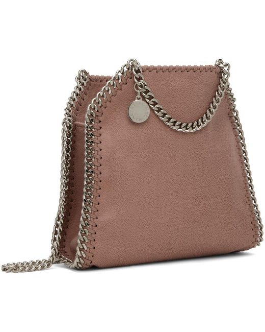 Stella McCartney Brown Pink Tiny Falabella Bag