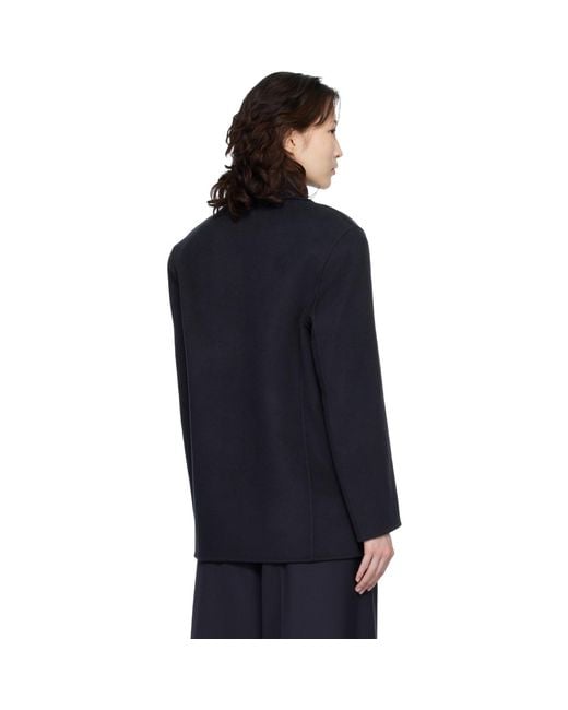 Anine Bing Blue Quinn Blazer