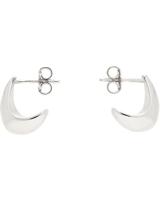 Lemaire Black Micro Drop Earrings for men