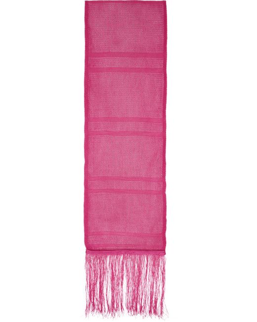 Our Legacy Pink Piano Scarf for men