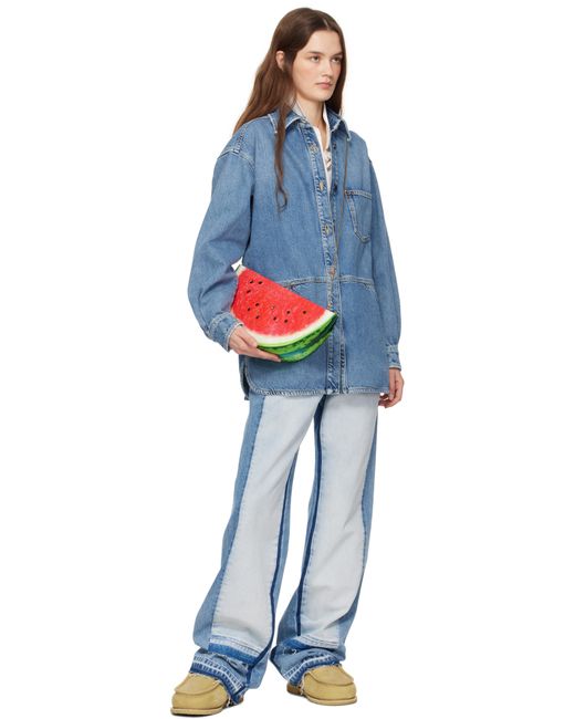 【関税込み】Moschino レッド＆グリーン Watermelon バッグ Moschino レッド＆グリーン Watermelon バッグ ブラック | Lyst