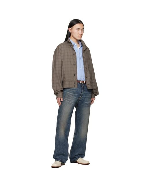 Our Legacy Black 2Cm Braided Belt for men