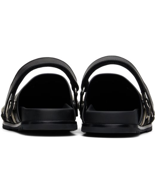 Rick Owens Hollywood Megalaced Granola Mules in Black | Lyst