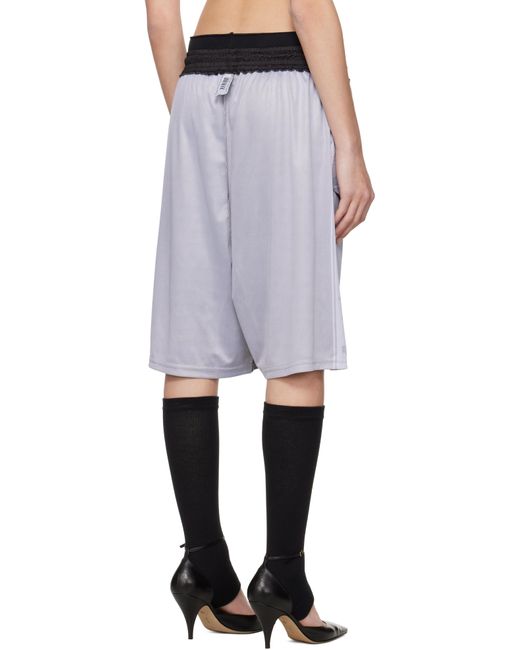 Short De Soccer Gris À Coutures Visibles PROTOTYPES en coloris Black