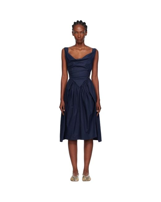 Vivienne Westwood Black Sunday Midi Dress