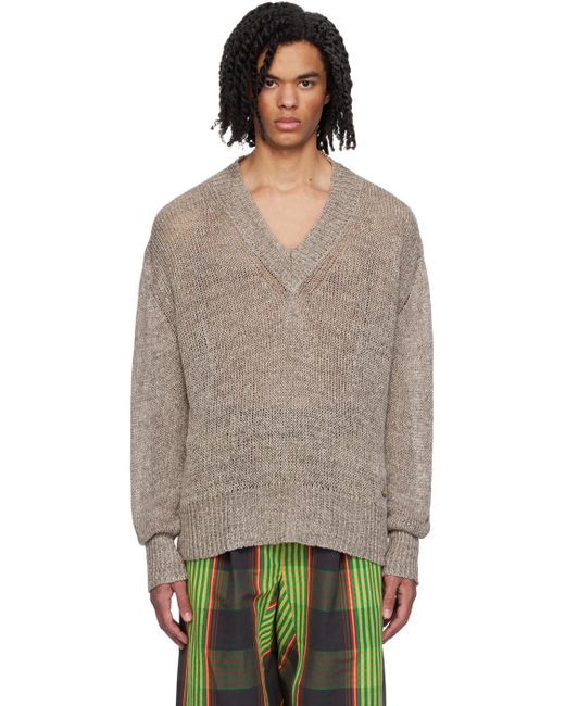 Vivienne Westwood Multicolor Taupe Alex Sweater for men