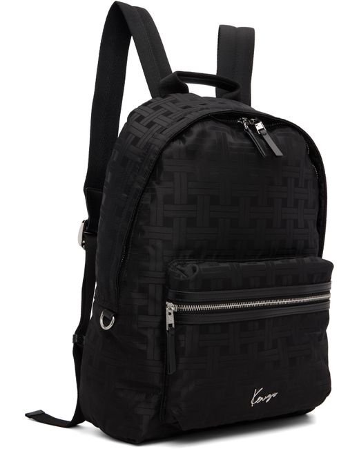 KENZO Black Paris Mura' Backpack for men