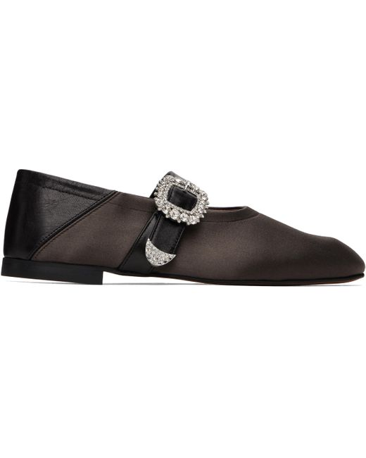 Wales Bonner Black Glide Ballerina Flats