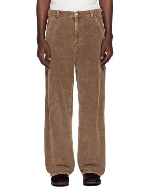Our Legacy Brown Joiner Trousers for men