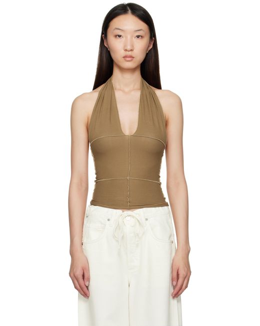 Baserange Multicolor Tan Cinder Top