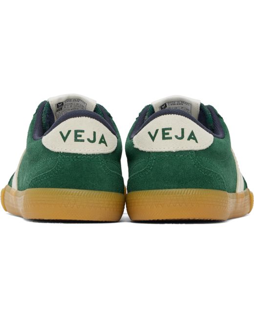 Baskets Volley Vert Et En Suède Veja en coloris Green