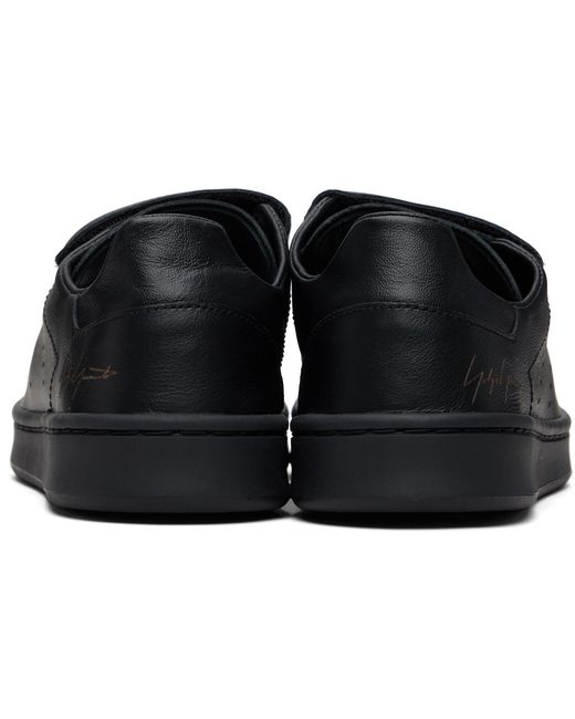 Y-3 Black Stan Smith Hook-And-Loop Sneakers for men