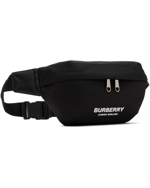 Moyen sac-ceinture sonny noir Burberry en coloris Black