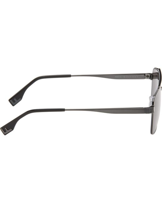 Fendi Gray Gunmetal Sky' Sunglasses for men