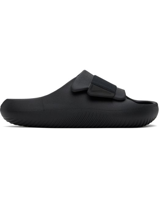 CROCSTM Black Mellow Luxe Recovery Slides for men