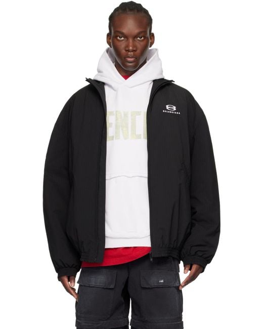 Balenciaga Unity Sports Icon Jacket in Black for Men | Lyst