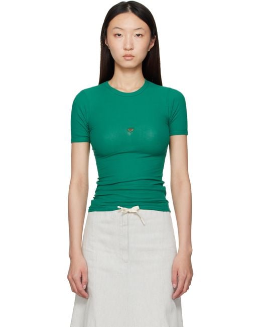 Baserange Green Heart T-Shirt