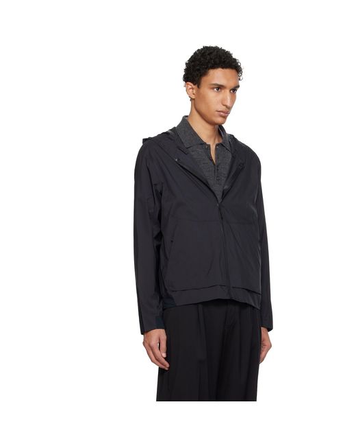 Veilance Black Demlo Hoody Jacket for men