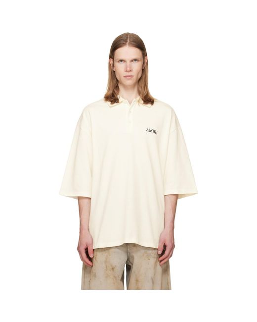 Amiri Natural Off- '' Polo for men
