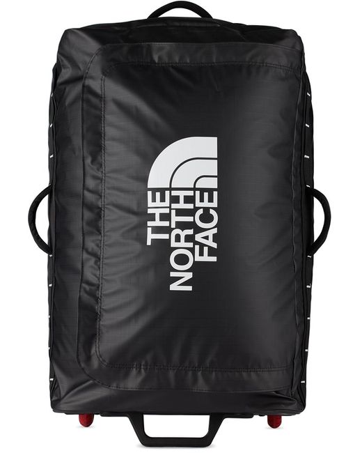 The North Face Black Base Camp Voyager Roller Duffle Bag, 29 for men