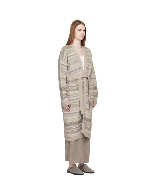 Lauren Manoogian Black Ssense Exclusive Jacquard Long Cardigan