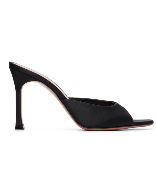 AMINA MUADDI Black Alexa Slipper 95 Heeled Sandals