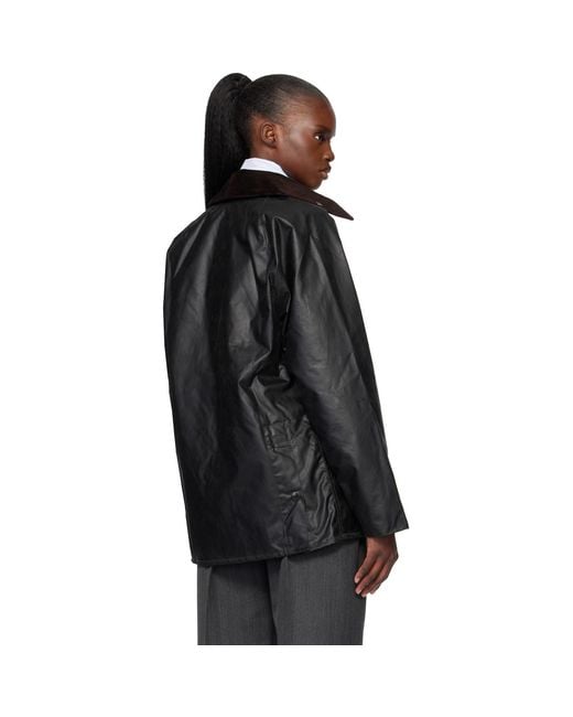 Barbour Blue Bedale Waxed Jacket