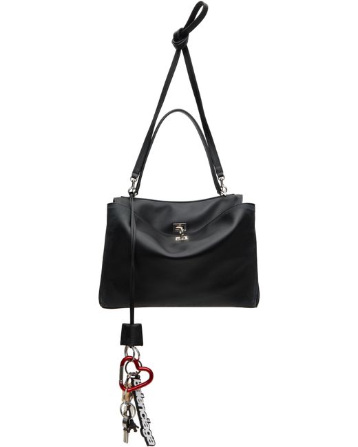 メンズ Balenciaga ブラック ミディアム Rodeo With One Charm バッグ Black