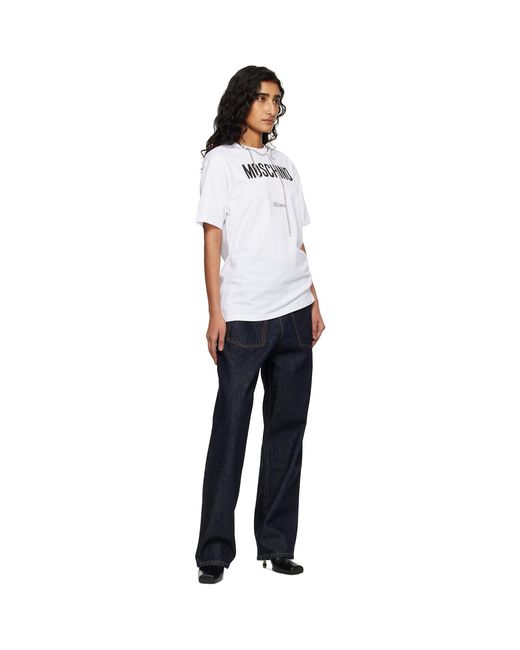 Moschino Blue Cotton Jeans