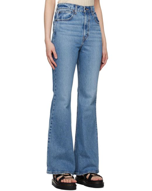 Levi's Blue 70s High Flare Jeans
