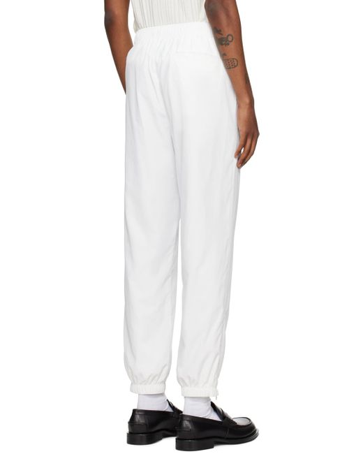 Pantalon de survêtement blanc à cordon coulissant Casablancabrand pour homme en coloris White