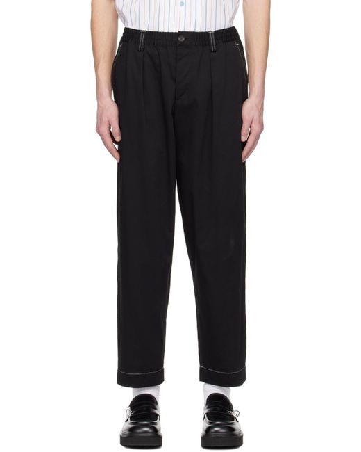 Marni Black Cropped Trousers for men
