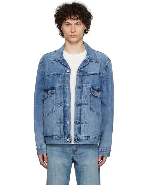 Levi's Blue Type Ii Selvedge Denim Trucker Jacket for men