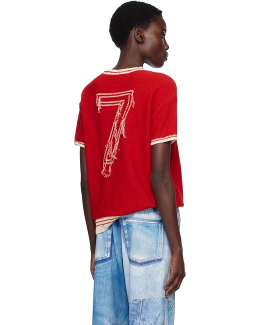 【関税込み】Andersson Bell レッド Football 半袖トップス ANDERSSON BELL レッド Football 半袖トップス レッド | Lyst
