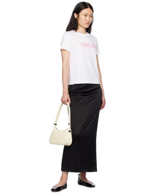 Lanvin White Embroidered T-shirt