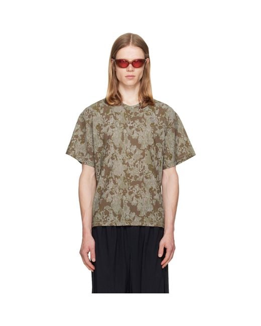 Satisfy Gray Khaki Space‑O T‑Shirt for men