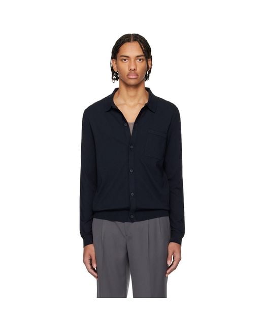 HUGO Black Regular-Fit Ribbed Trims Jacket for men