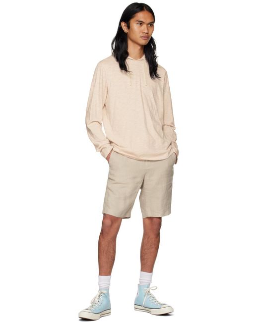 メンズ Vince テクスチャード フーディ Natural
